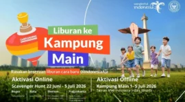 Kemenpar menghadirkan program Liburan ke Kampung Main