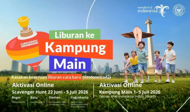 Kemenpar menghadirkan program Liburan ke Kampung Main