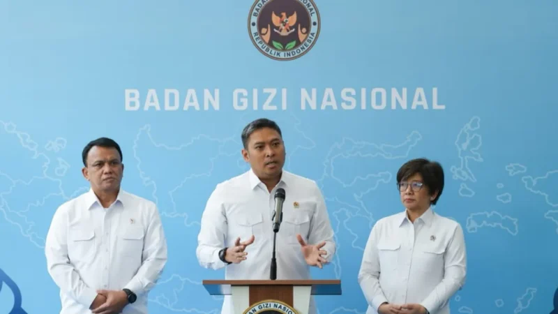 Kepala BGN, Sudaryono saat konferensi pers di Kantor BGN. (Foto: Biro Hukum dan Humas BGN)