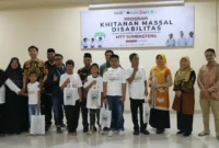 Kegiatan khitan massal disabilitas tahun 2026 di Rumah Sakit Islam Siti Rahmah, Kamis (9/7/2026). (Foto: Pemko Padang)