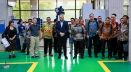 Wali Kota Padang Fadly Amran bersama delegasi Progul Padang Juara melakukan kunjungan balasan ke Guangdong Construction Vocational Technology Institute (Qingyuan Campus), Kota Guangzhou, Provinsi Guangdong, Republik Rakyat Tiongkok. (Foto: Pemko Padang)