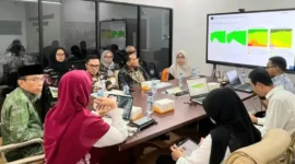 Wakil Wali Kota Padang Maigus Nasir melakukan kunjungan koordinasi ke Kemensos RI dan Kementerian ATR/BPN di Jakarta, Kamis (23/7/2026). (Foto: Pemko Padang)