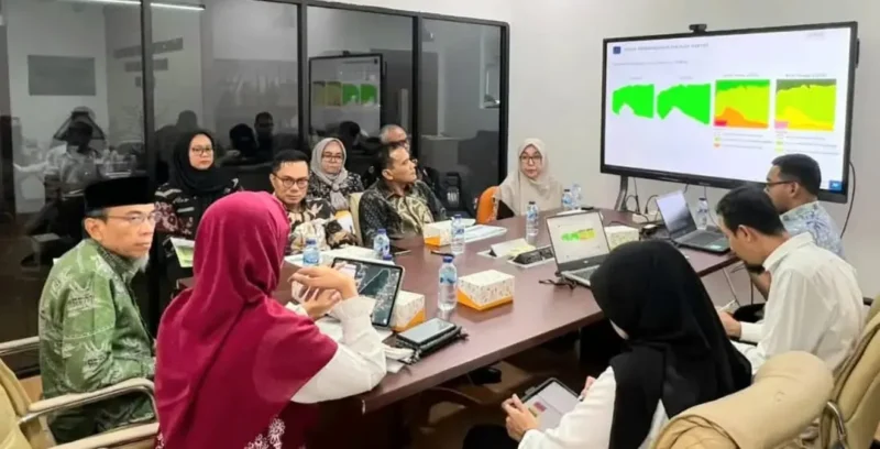 Wakil Wali Kota Padang Maigus Nasir melakukan kunjungan koordinasi ke Kemensos RI dan Kementerian ATR/BPN di Jakarta, Kamis (23/7/2026). (Foto: Pemko Padang)