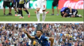 Harry Kane dan Kylian Mbappe. (Foto: FIFA.com)