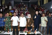 Wali Kota Padang Fadly Amran menghadiri kegiatan Layanan Diseminasi Komunikasi Masyarakat Bidang Kekayaan Intelektual di Asrama Haji Padang, Jumat (3/7/2026). (Foto: Pemko Padang)