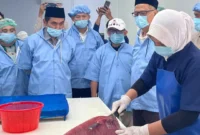 Menhaj Mochamad Irfan Yusuf ke Unit Pengolahan Ikan (UPI) CV Buton Indo Tuna 