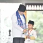 Menteri Agama Nasaruddin Umar bersama peserta didik baru. (Foto: Ist/Kemenag)
