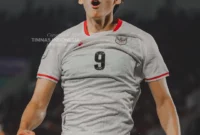 Mitchell Baker mencetak hat-trick pada debut kompetitifnya bersama Timnas Indonesia saat mengalahkan Kamboja 5-1 di Piala AFF 2026. (Foto: IG @timnasindonesia)