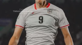 Mitchell Baker mencetak hat-trick pada debut kompetitifnya bersama Timnas Indonesia saat mengalahkan Kamboja 5-1 di Piala AFF 2026. (Foto: IG @timnasindonesia)
