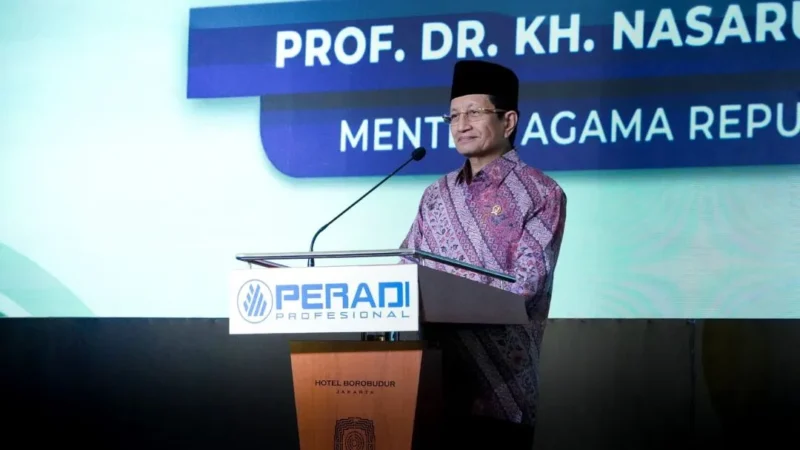 Menteri Agama Nasaruddin Umar. (Foto: Kemenag)