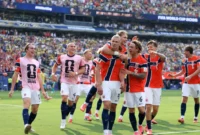 Striker Norwegia Erling Haaland menjadi bintang lapangan lewat dua golnya ke gawang Brasil. (Foto: FIFA.com)