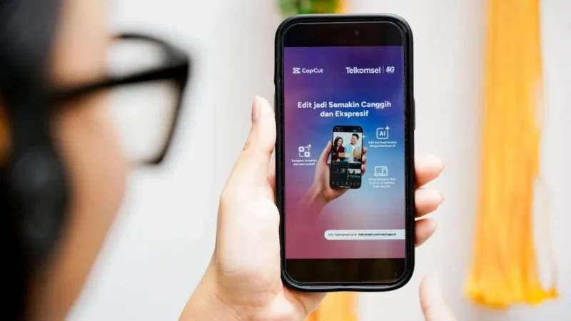 Telkomsel menghadirkan paket bundling CapCut di MyTelkomsel dengan fitur premium dan kuota internet mulai Rp68 ribu. (Foto: Telkomsel)