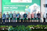 
Peluncuran Program Pemberdayaan IKM Hijau di Jakarta, Kamis (23/7). (Foto: Kemenperin)