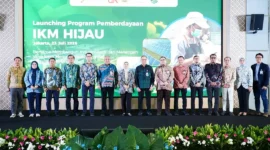 
Peluncuran Program Pemberdayaan IKM Hijau di Jakarta, Kamis (23/7). (Foto: Kemenperin)