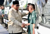 Presiden Prabowo Subianto saat peluncuran biodiesel B50 di Rest Area KM 57 Karawang, Jawa Barat, Kamis (9/7/2026). (Foto: BPMI Setpres)