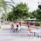 Maket Taman Kota Baru yang akan dibangun di kawasan Pantai Padang.