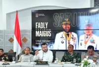 Wali Kota Padang, Fadly Amran memimpin rapat persiapan HJK ke-357 bersama Forkopimda di Gedung Putih Kediaman Resmi Wali Kota, Rabu (29/7/2026). (Foto: Pemko Padang)