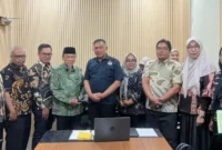 Wakil Wali Kota Padang Maigus Nasir dan rombongan melakukan koordinasi dan konsultasi ke Kemensos dan Kementerian ATR/BPN untuk percepatan pembangunan Sekolah Rakyat. (Foto: Pemko Padang)
