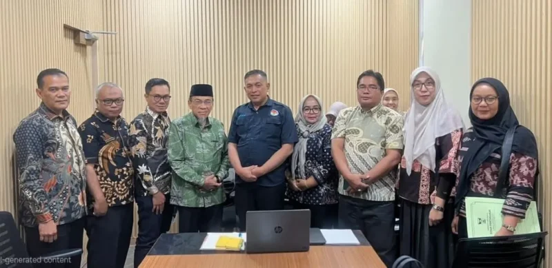 Wakil Wali Kota Padang Maigus Nasir dan rombongan melakukan koordinasi dan konsultasi ke Kemensos dan Kementerian ATR/BPN untuk percepatan pembangunan Sekolah Rakyat. (Foto: Pemko Padang)