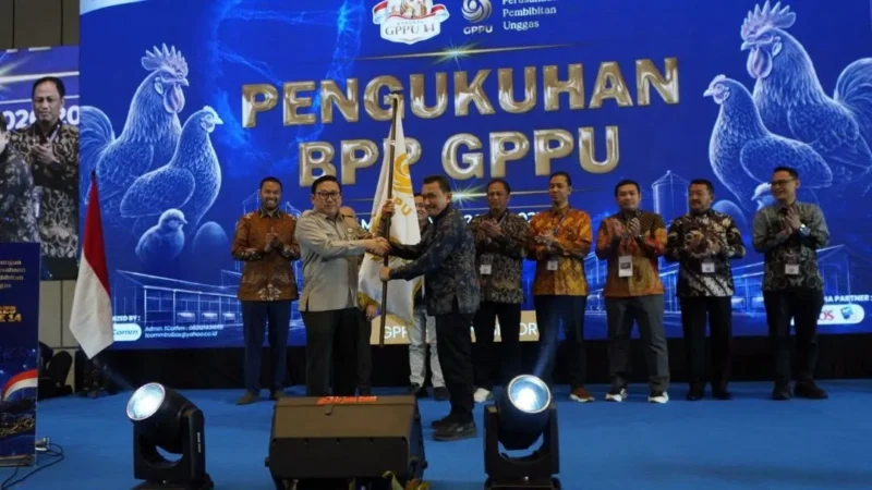 Pengukuhan Badan Pengurus Pusat GPPU masa bakti 2026–2030 di DoubleTree by Hilton Bintaro Jaya, Tangsel, Kamis (23/7/2026). (Foto: Ditjen PKH Kementan)