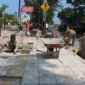 Perbaikan trotoar ramah pejalan kaki di Jalan Haji Agus Salim. (Foto: Pemko Padang)