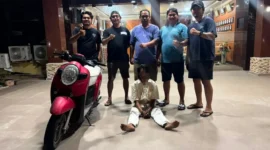 Polresta Padang menangkap seorang residivis kasus curanmor di Balai Gadang. (Foto: Polda Sumbar)