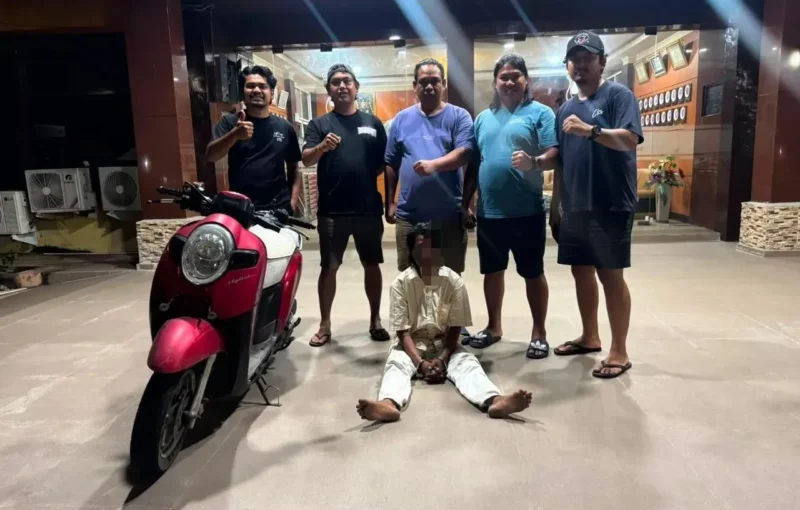 Polresta Padang menangkap seorang residivis kasus curanmor di Balai Gadang. (Foto: Polda Sumbar)