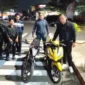 Polresta Padang mengamankan tiga motor knalpot brong saat patroli KRYD. (Foto: Polda Sumbar)