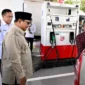 Presiden Prabowo Subianto resmi meluncurkan Program Mandatori Biodiesel B50 di Rest Area KM 57 Karawang, Jawa Barat, Kamis (9/7/2026). (Foto: BPMI Setpres)