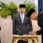 Presiden Prabowo Subianto melantik Sudaryono sebagai Kepala BGN di Istana Negara, Jakarta, Rabu (22/7/2026). (Foto: BPMI Setpres/Cahyo)