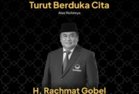 Anggota DPR RI dari Fraksi Partai NasDem, Rachmat Gobel, meninggal dunia. (Foto: IG @official_nasdem)
