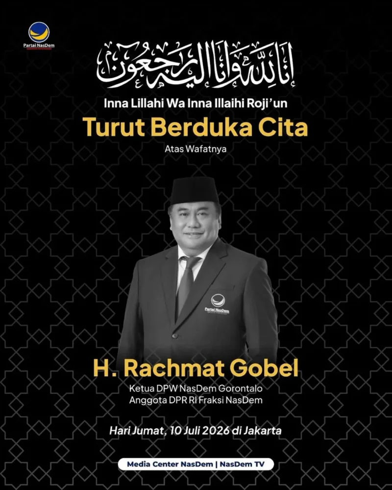 Anggota DPR RI dari Fraksi Partai NasDem, Rachmat Gobel, meninggal dunia. (Foto: IG @official_nasdem)