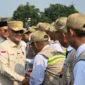 Menhaj Mochamad Irfan Yusuf saat Rakernas Evaluasi Penyelenggaraan Ibadah Haji di Lapangan Makodau, Jakarta, Sabtu (4/7/2026). (Foto: Kemenhaj)