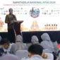 Deputi Bidang Kewirausahaan Kementerian UMKM, Riza Damanik saat menghadiri Rakernas III APSKI di Kuta, Bali, Kamis (23/7). (Foto: Kementerian UMKM)