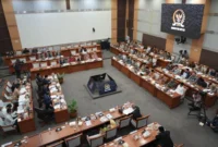 Rapat kerja Kemenhaj bersama Komisi VIII DPR RI di Jakarta, Selasa (14/7/2026). (Foto: Kemenhaj)