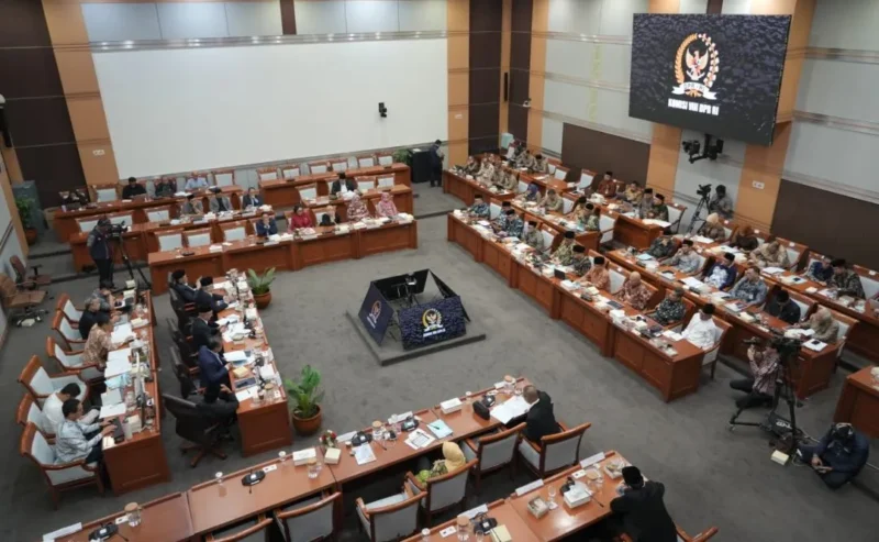 Rapat kerja Kemenhaj bersama Komisi VIII DPR RI di Jakarta, Selasa (14/7/2026). (Foto: Kemenhaj)