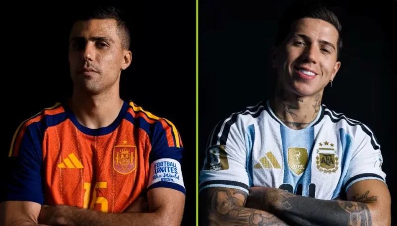 Rodri vs Enzo Fernandez. (Foto: FIFA.com)