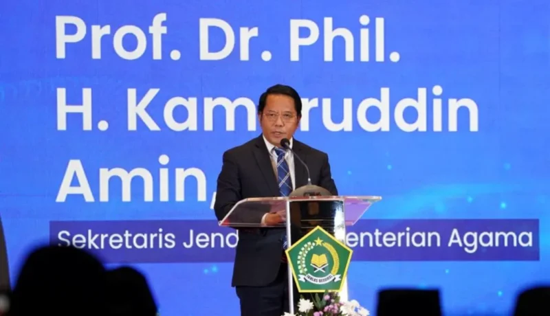 Sekjen Kemenag Kamaruddin Amin. (Foto: Thesa Putri/Kemenag)