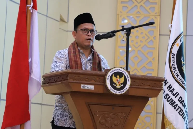 Sekretaris Jenderal Kemenhaj RI, Teguh Dwi Nugroho. (Foto: Kemenhaj Sumbar)