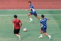 Semen Padang FC menuntaskan game internal kedua di Stadion Patriot Candrabhaga, Bekasi, Selasa (21/7/2026). (Foto: IG @semenpadangfcid)