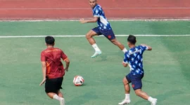 Semen Padang FC menuntaskan game internal kedua di Stadion Patriot Candrabhaga, Bekasi, Selasa (21/7/2026). (Foto: IG @semenpadangfcid)