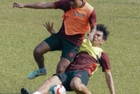 Semen Padang FC memulai latihan perdana di Lapangan ISCI, Ciputat, Tangerang, Banten. (Foto: IG @semenpadangfcid)