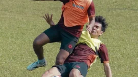 Semen Padang FC memulai latihan perdana di Lapangan ISCI, Ciputat, Tangerang, Banten. (Foto: IG @semenpadangfcid)