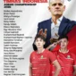 Skuad Timnas Indonesia di Piala AFF 2026. (Foto: IG @erickthohir)