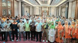 Ketua DPRD Sumbar Muhidi saat Sosialisasi Perda Ketertiban Umum di Padang, Sabtu (25/7/2026). 