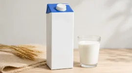 Ilustrasi susu UHT. (Foto AI Generate)