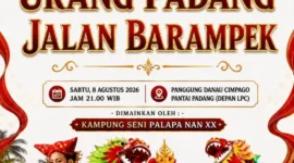 Tari Kolosal Urang Padang Jalan Barampek bakal meriahkan Padang Harmoni Festival yang akan digelar pada 8 Agustus 2026. (Foto: Pemko Padang)