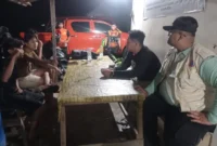Tiga pengunjung yang sempat hilang kontak di kawasan Pemandian Lubuk Tongga, Sungai Bangek berhasil ditemukan dalam kondisi selamat. (Foto: BPBD Padang)