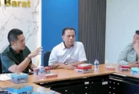 Wakil Ketua DPRD Sumbar, Iqra Chissa Putra, saat melakukan koordinasi dengan Kantor Wilayah ATR/BPN Provinsi Sumbar.