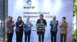 Wakil Menteri Perindustrian Faisol Riza saat membuka INASTEF 2026 di Plasa Industri, Gedung Kemenperin, Jakarta, Senin (6/7). (Foto: Kemenperin)